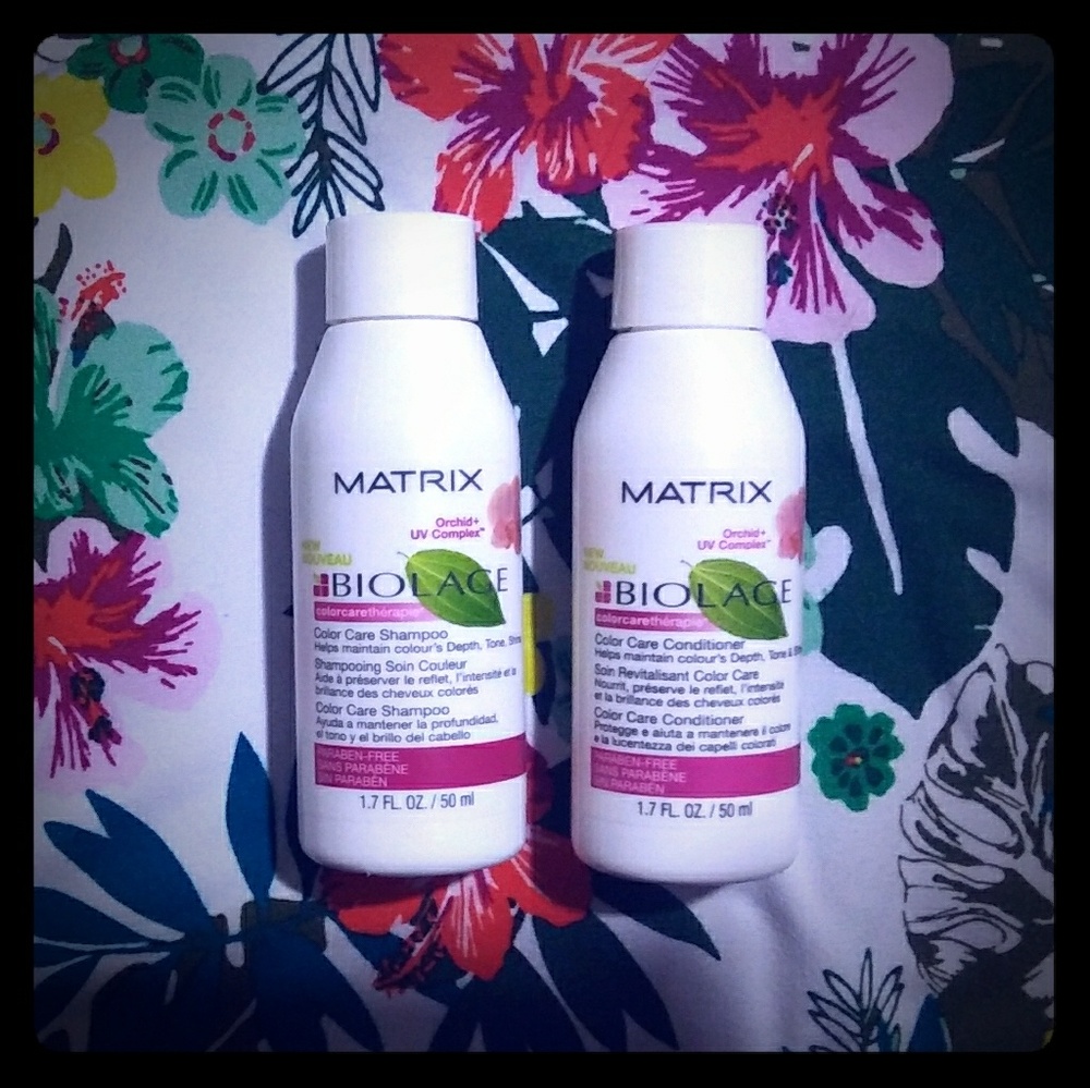 BIOLAGE shampoo & conditioner travel size